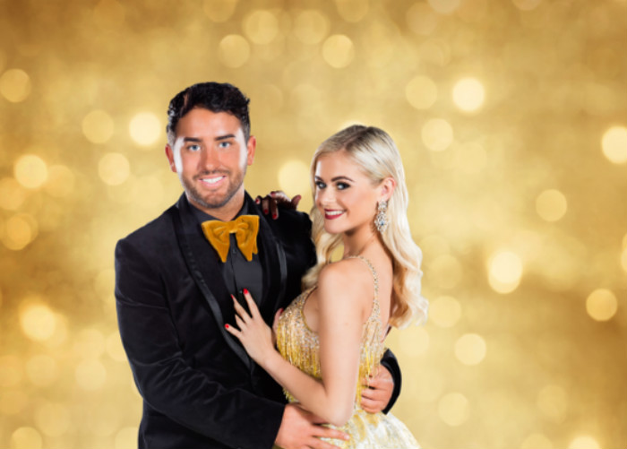 Hughie's face is a whole new shade of brown on DWTS
