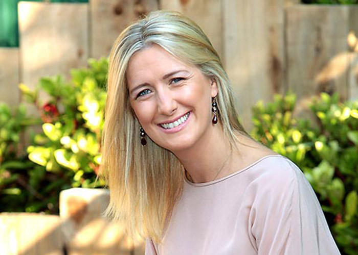 The countdown is on! Bride-to-be Ciara Doherty picks up bespoke wedding gown