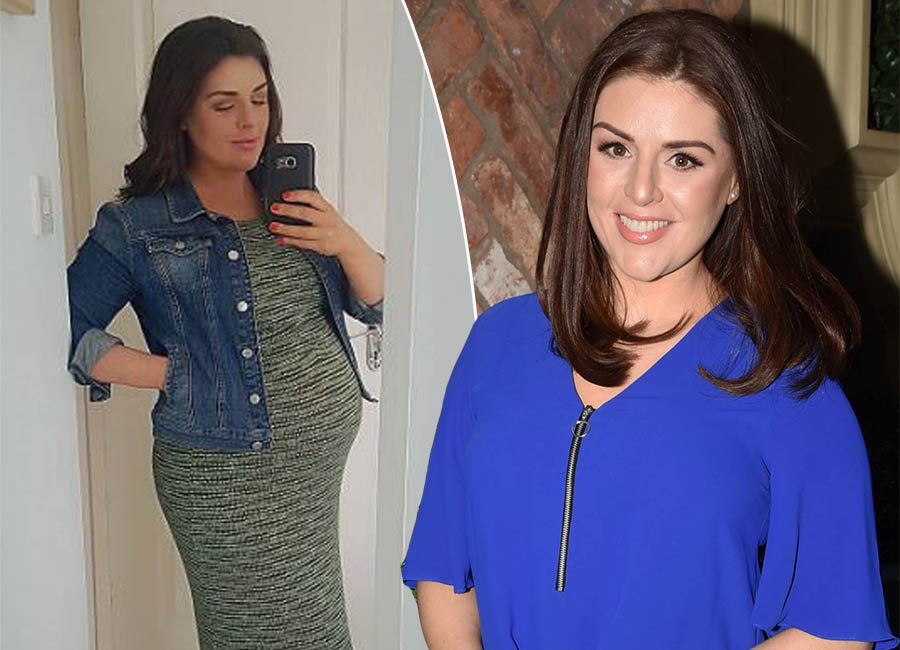 She's blooming! Pregnant Sile Seoige is the picture of health as she nears due date