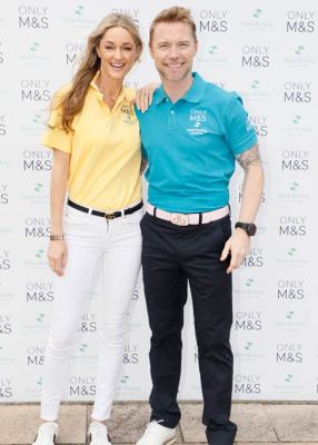 Storm and Ronan Keating at the K Club. Pic: Kieran Harnett