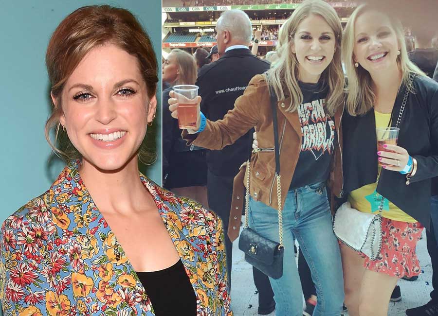 Amy Huberman was up to her usual tricks at last night's U2 concert!