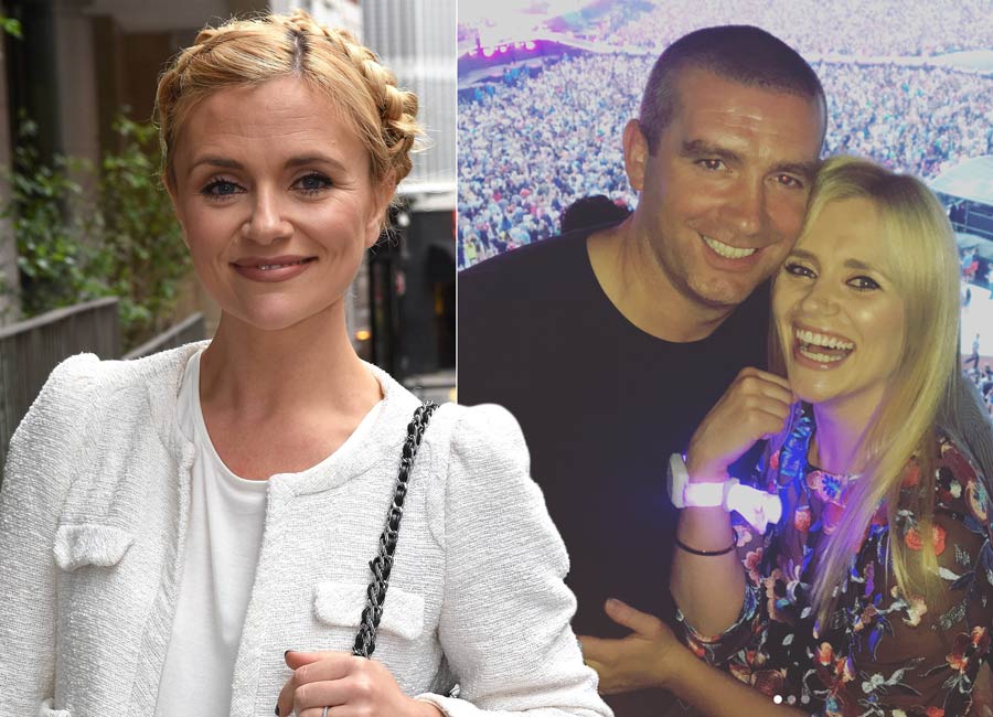 As loved-up as ever! Karen Koster and hubby enjoy date night at Coldplay