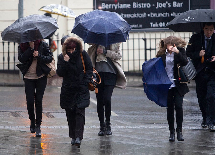 Yellow weather warning issued as flooding and thunder expected