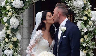 Suzanne Jackson wedding Day