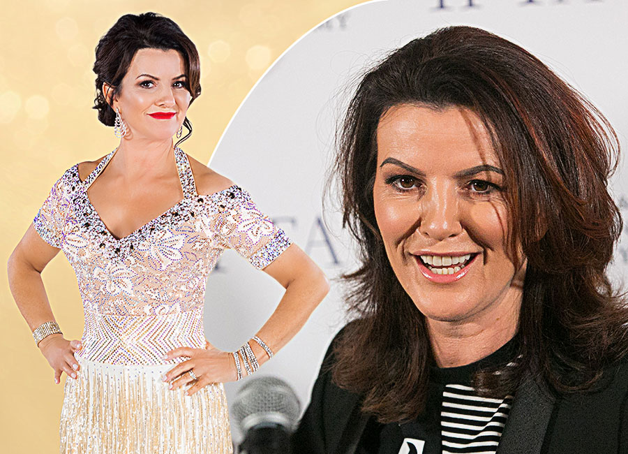 Actress Deirdre O'Kane says she has already lost half a stone on DWTS