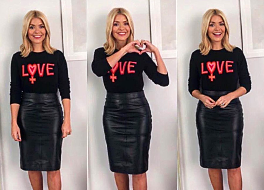 Holly Willoughby divides fans by wearing €450 cashmere jumper
