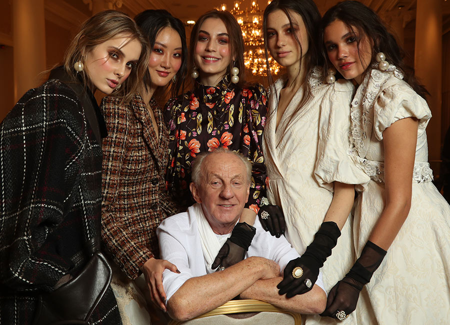 Tweed takes centre stage in Paul Costelloe's  AW18 collection at LFW