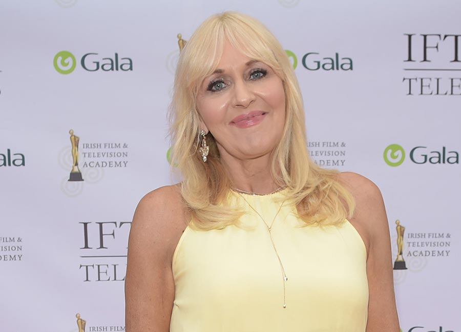 Miriam O'Callaghan says she had to be 'sewn into' her dress at the IFTAs
