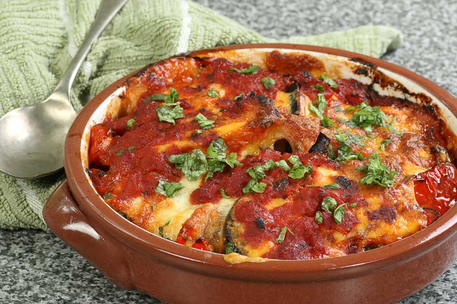 Recipe: Try this Aubergine Bake for an easy week day dinner