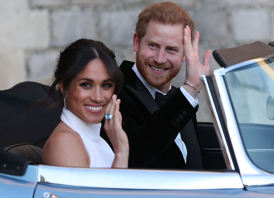 Meghan Markle steps out in SECOND wedding dress and it's gorgeous