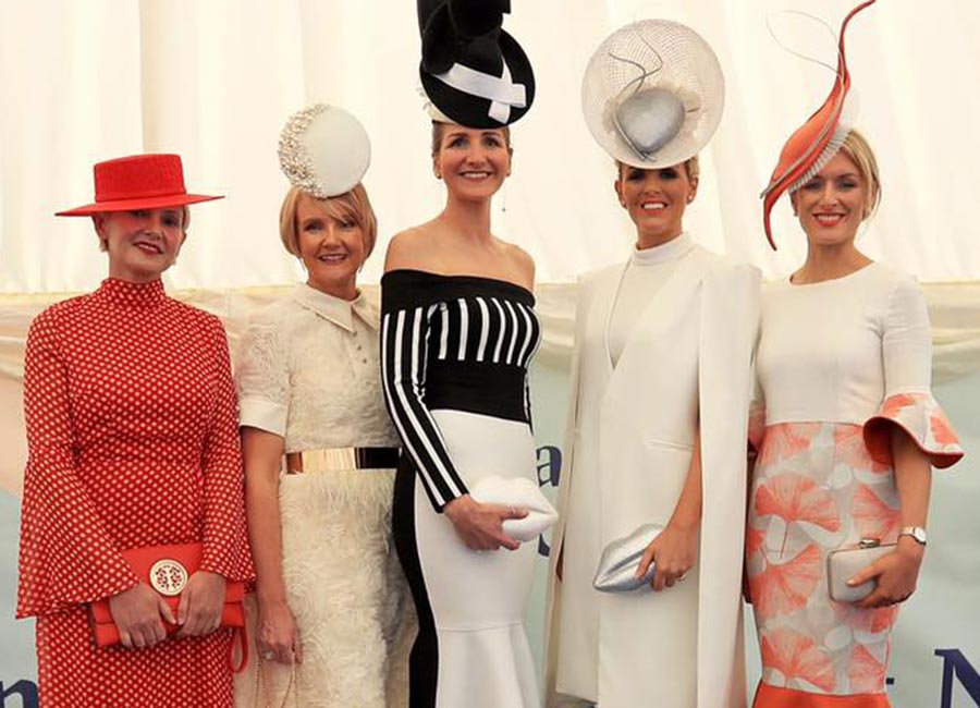 Glamorous Co. Down woman wins best dressed at Naas Racecourse