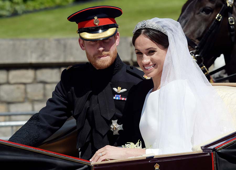 Meghan Markle and Prince Harry share unseen wedding photo as Christmas card