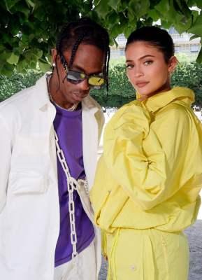 Travis Scott, Kylie Jenner Pic: Rex Features