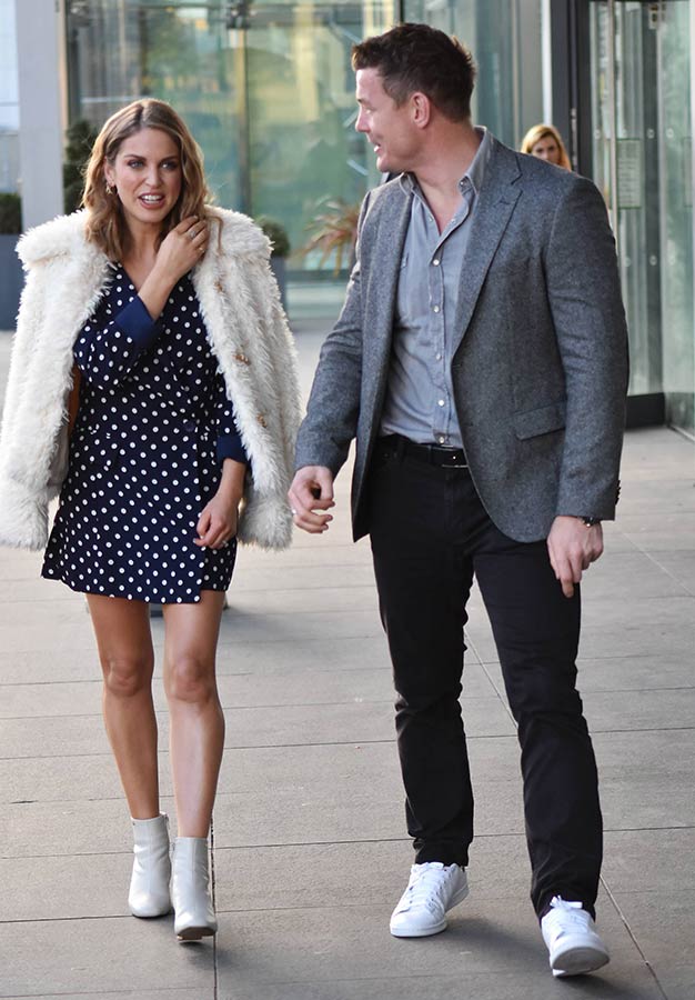Amy Huberman, Brian O'Driscoll. Pic: VIP