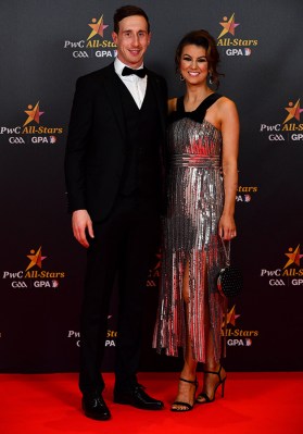 Tyrone footballer Colm Cavanagh with Lavina Cavanagh Pic: Ramsey Cardy/Sportsfile