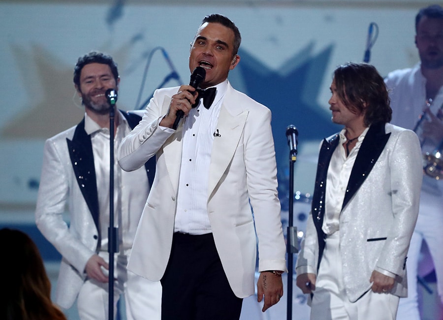 Take That - Robbie Williams Pic: Dymond/Thames/Syco/REX/Shutterstock