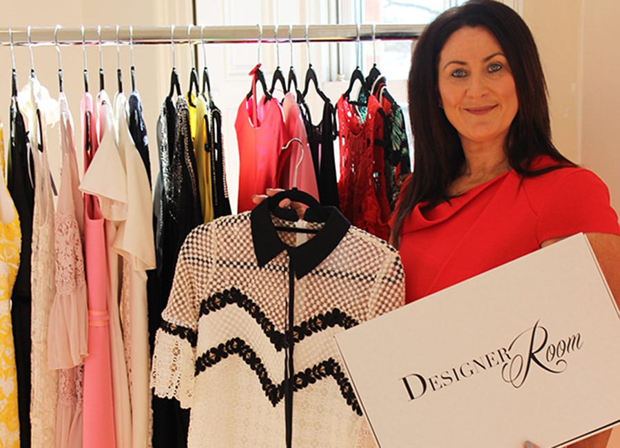 Single mum quits banking to start designer hire service after desire to wear Victoria Beckham