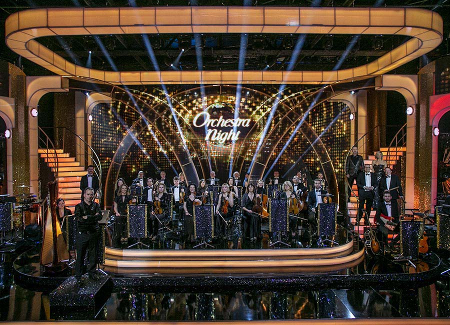 SHOCK elimination on DWTS but orchestra works a treat as the judges rain down 10s