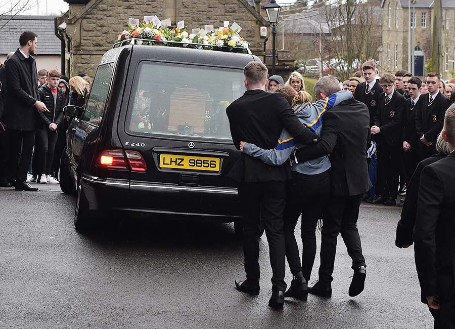 'Vivacious and charismatic' teen Morgan Barnard laid to rest in his school jacket