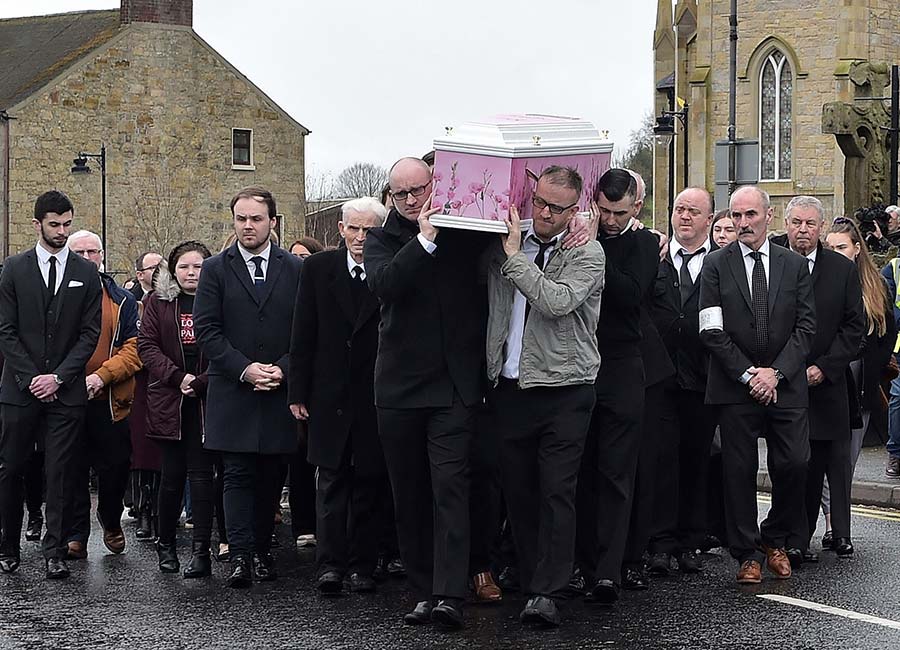 'Wonderful and caring daughter' Lauren Bullock laid to rest in pink coffin