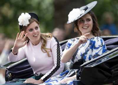 Princess Eugenie and Beatrice