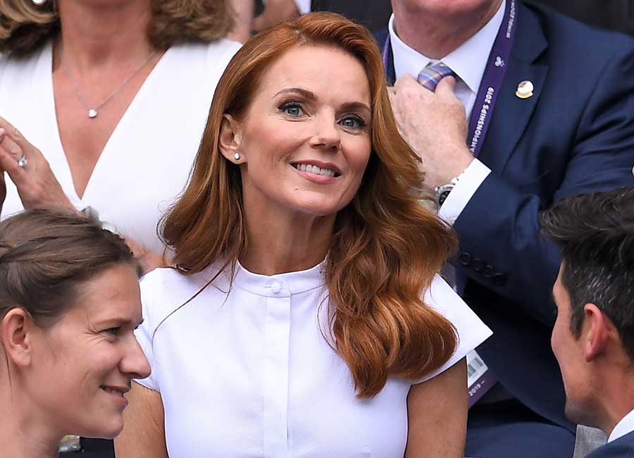 Spice Girls' Geri Horner looks glorious in white dress at Wimbledon