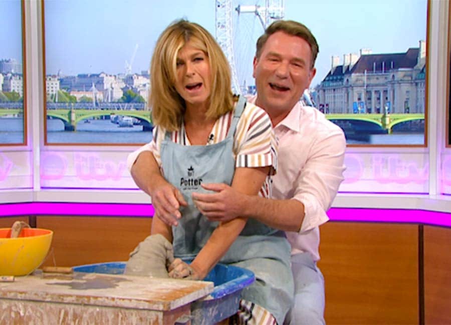 GMB hosts leave viewers in hysterics as re-enactment of Ghost's pottery scene took a racy turn