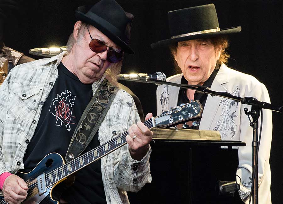 Fans impressed by Neil Young and Bob Dylan duet at Kilkenny concert