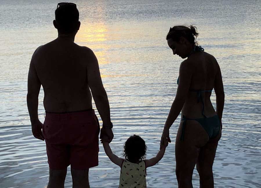 Kathryn Thomas shares what it was like having daughter Ellie on honeymoon