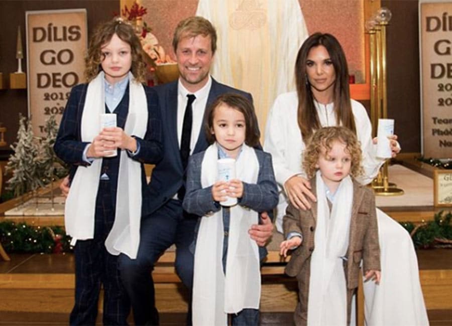 Westlife's Kian Egan has children baptised in stunning castle ceremony