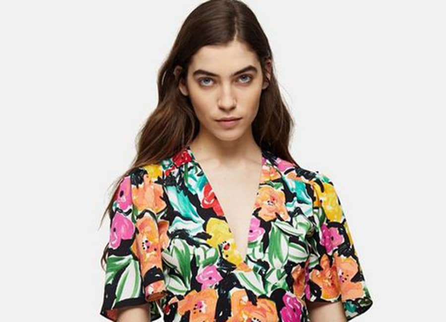 This Topshop bright bloom dress is soon to be a sell out