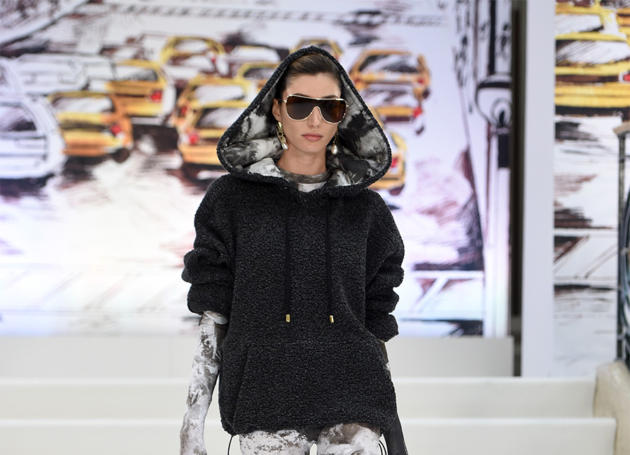 Eighties greatest hits take the catwalk at Paul Costelloe autumn winter show
