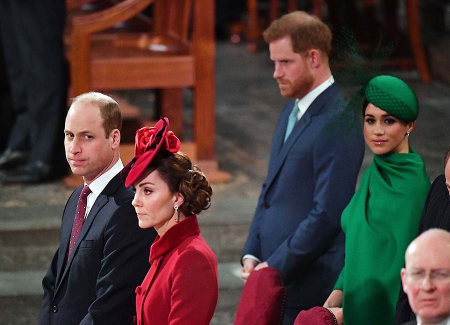 William and Harry's chat at Westminster Abbey revealed by lip reader