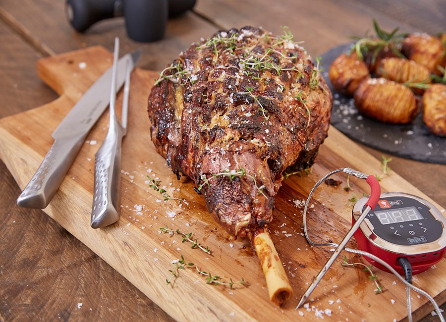 Dare you BBQ your Easter lamb dinner? This recipe will convince you