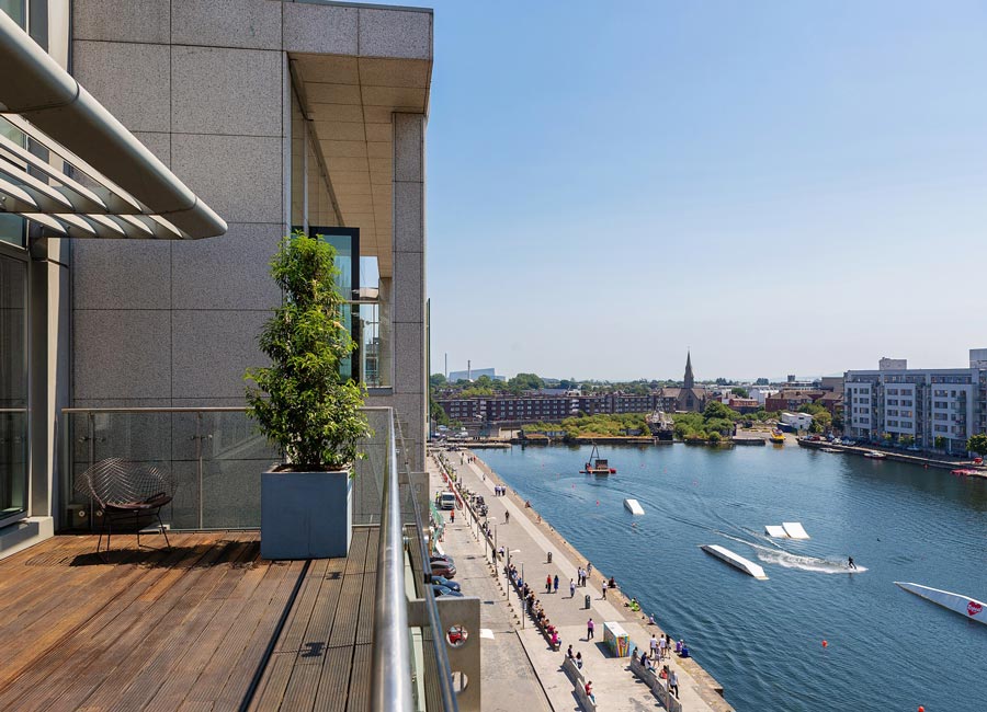 PICS: Live the high life in this €1.6 million Penthouse overlooking Grand Canal Dock