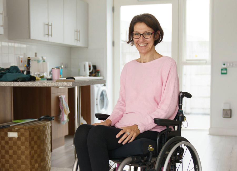 Paralysed Julia Thurmann finally has own home after 10 years in nursing home