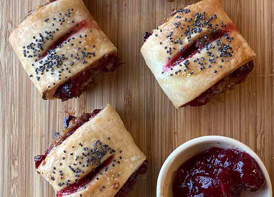 Recipe: Finn Ni Fhaolain's festive vegan mini sausage rolls