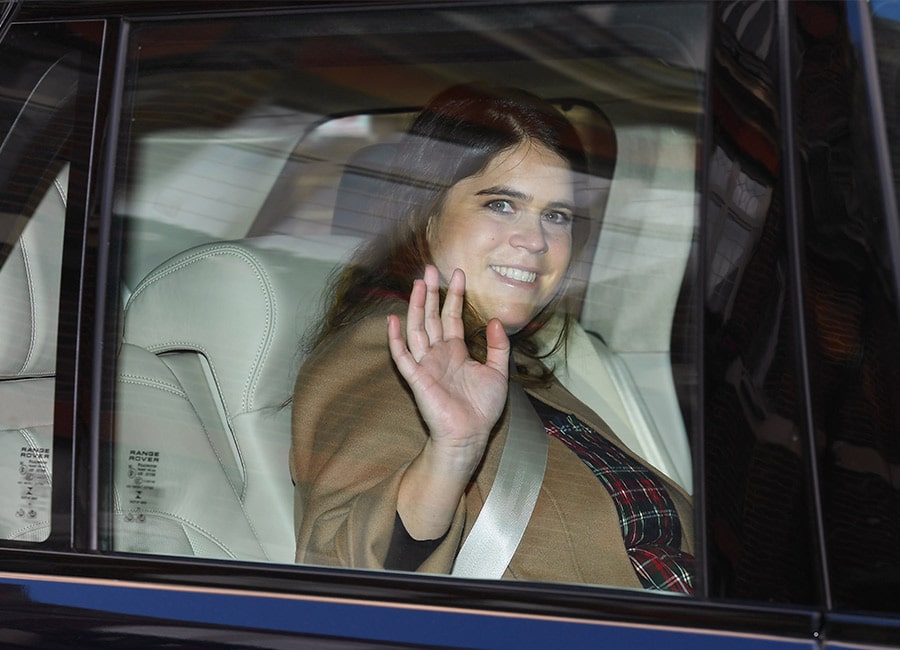 PICS: Princess Eugenie breaks royal tradition leaving maternity hospital