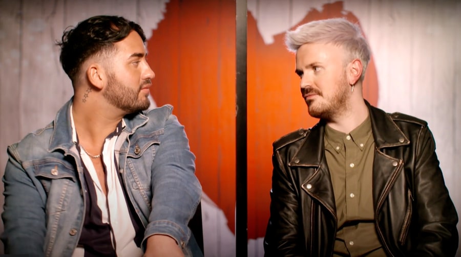 Hughie and his date Paul Pic: First Dates Ireland