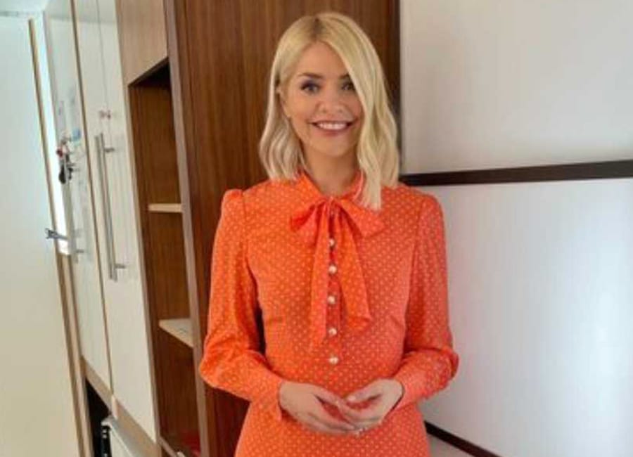 Steal her style: Holly Willoughby's dotty spring dress is Kate Middleton-approved