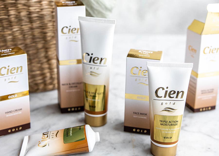 We have FIVE of Lidl’s Cien Gold range goodie bags to give away!