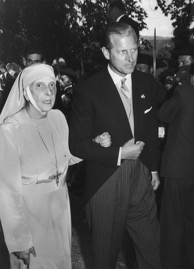 Prince Philip nazi sister Queen Elizabeth Princess Alice of Greece Prince Andrew of Greece