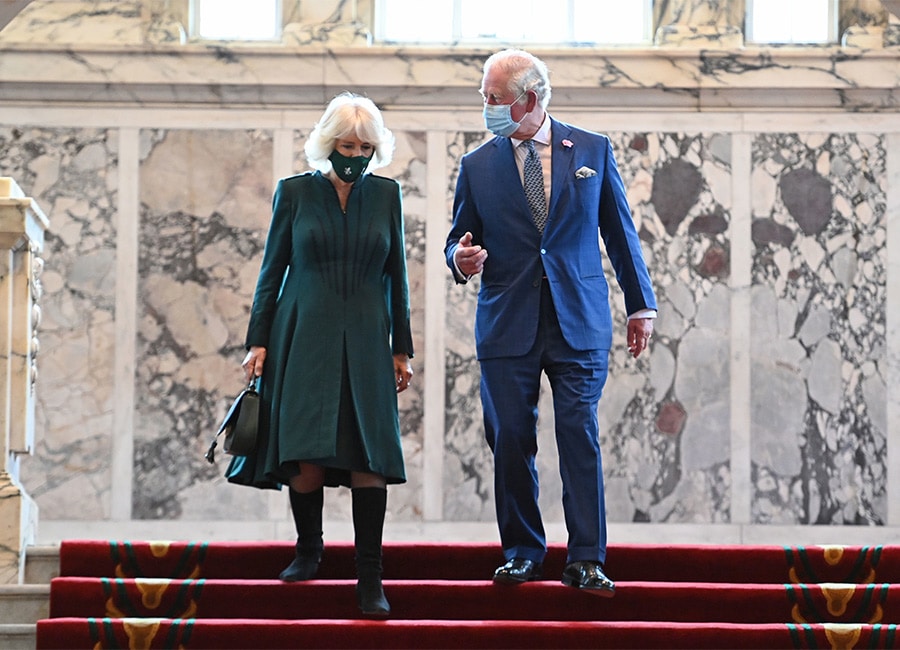 Prince Charles and Camilla touch down in Northern Ireland for two day-visit