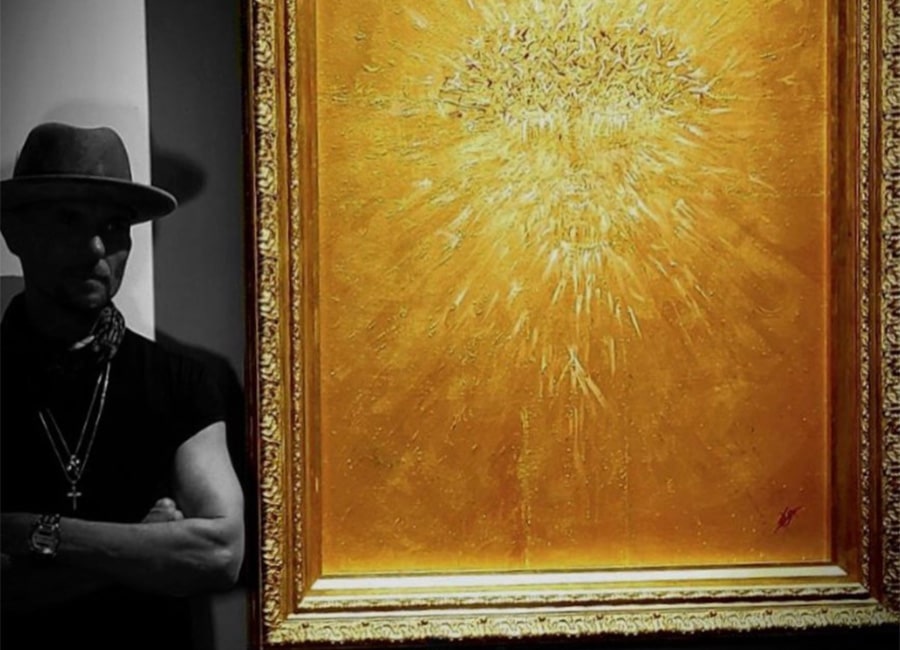 Luke Goss exhibition paintings