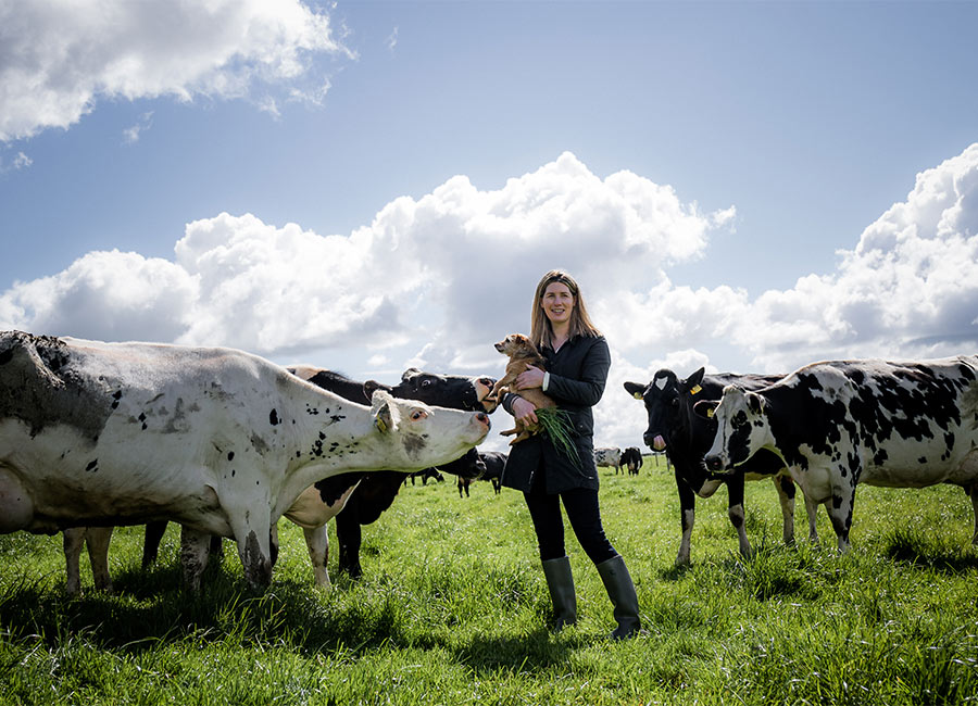 Irish dairy farmer Teresa Roche is 'proud to be a woman in agriculture'