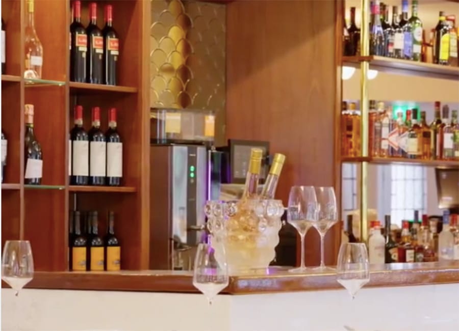 The wine bar at The Landsdowne Kenmare hotel. Pic: Instagram