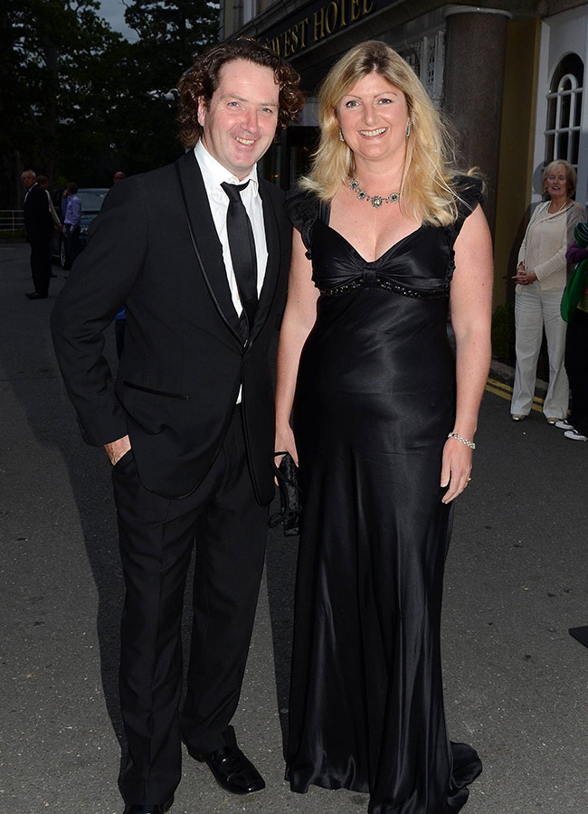 Diarmuid Gavin and his wife Justine. Pic: VIP