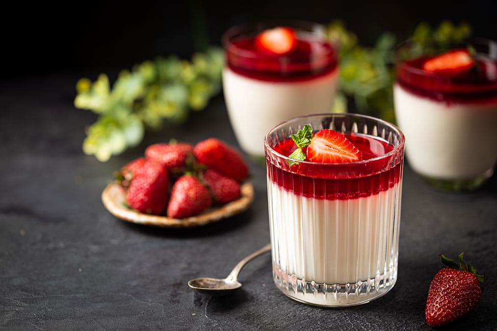 Recipes: Gooseberry and Elderflower Cheesecake or Strawberry and Cream Panna Cotta?