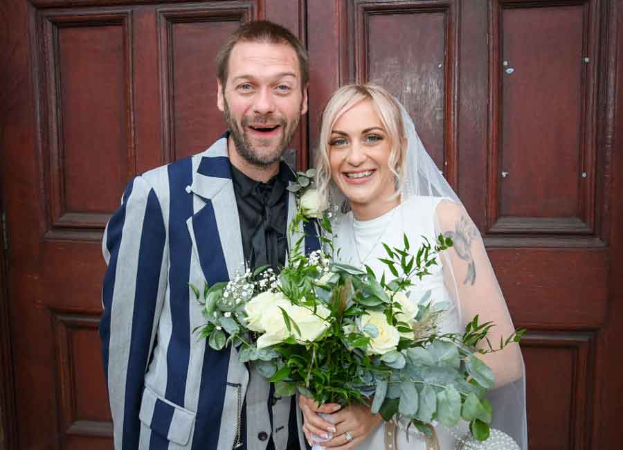 Kasabian star Tom Meighan marries his partner after pleading guilty to assaulting her