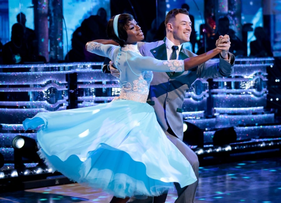 Strictly's AJ Odudu and Kai Widdrington fuel romance rumours after another near kiss